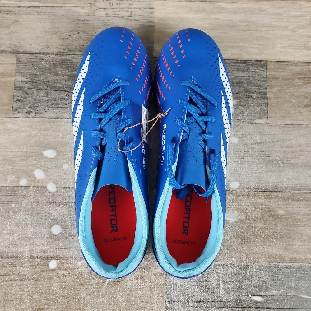 Adidas Predator Accuracy.3 Firm Ground Soccer Cleats Mens 9.5 Bright Royal NEW